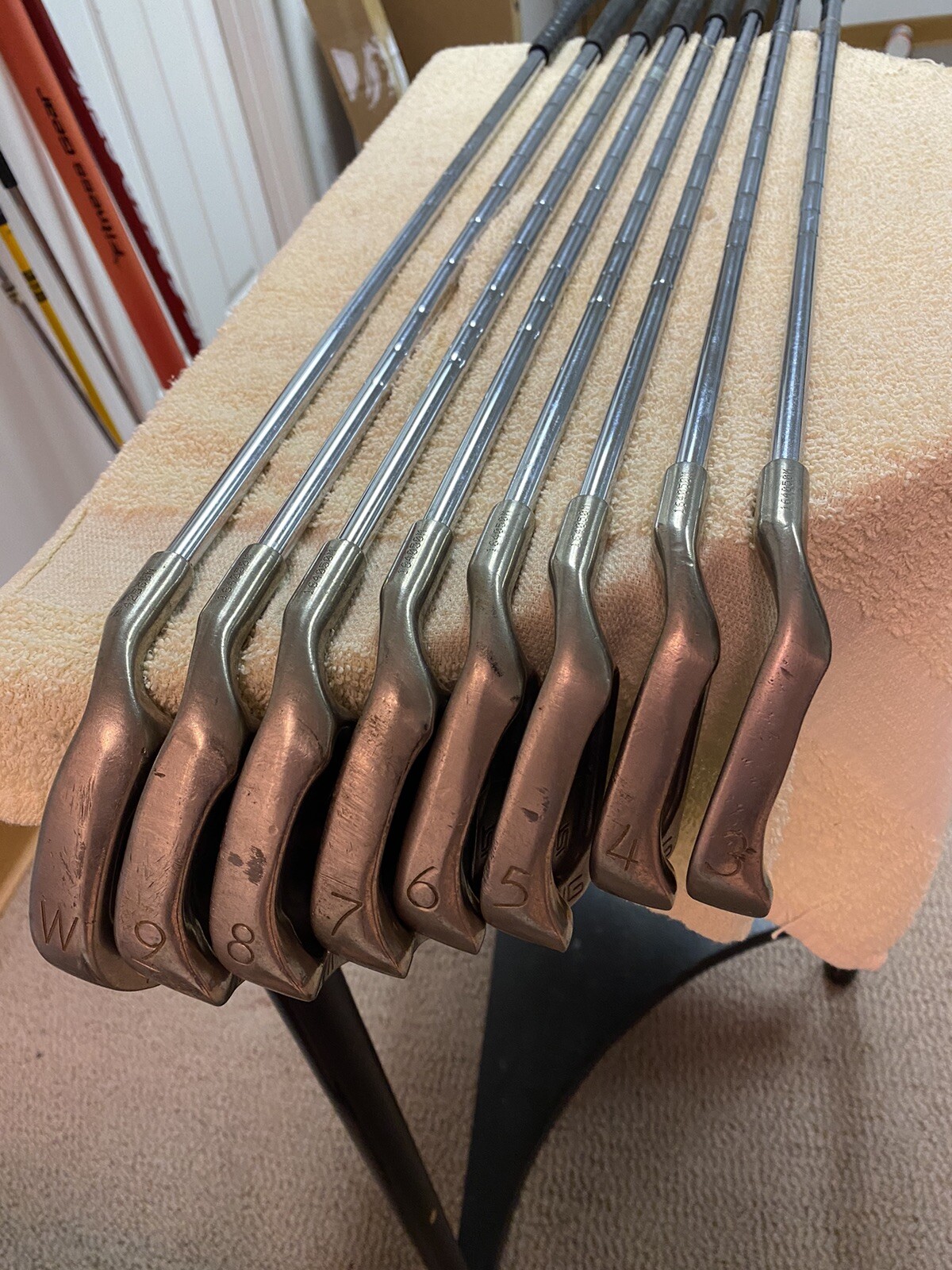 Ping ISI Beryllium Nickel BENI Iron Set Red Dot 3PW RH ZZ65 Shafts eBay
