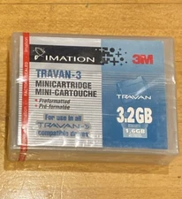 Imation Travan-3 3.2 GB Data Cartridge TR-3 Compatible NEW sealed FREE SHIPPING