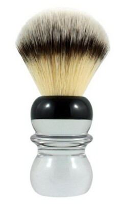 RazoRock RASIERPINSEL BC Silvertip PLISSOFT ACRYL-GRIFF extra-weiches KUNSTHAAR