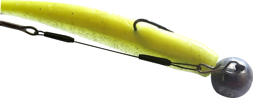 Balzer Shirasu Stinger Rig 1x7 beschictet mit Clip 3,5cm 5,5cm 7,5cm 3Stück OVP - Bild 2 von 2