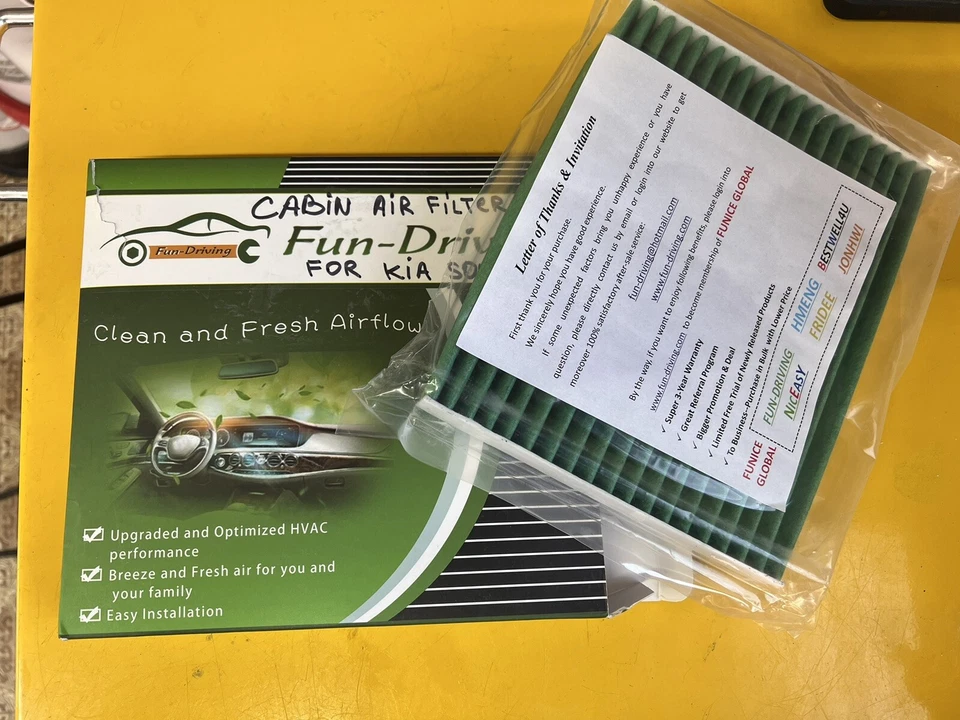 PARA 2015 2016 2017 2018 2019 KIA Soul eléctrico y filtro de cabina de carbono calidad Soul Foto 2 de 2