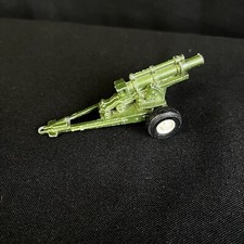 1969 Tootsietoy Military Army Howitzer Cannon Gun Trailer 2 USA