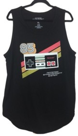 Nintendo NES Controller 85 T-shirt Graphic Tee Tank BLACK  NEW size M