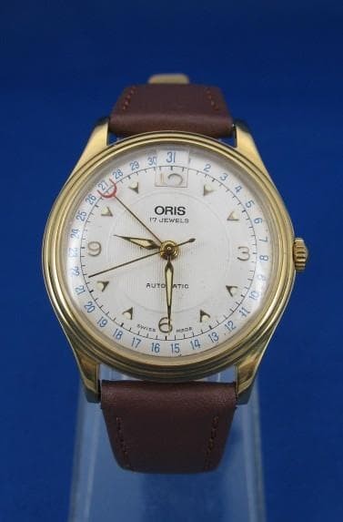Oris 7403 Gp Pointer Date 17 Stones Automatic Win… - image 1