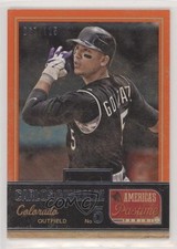 2013 Panini America's Pastime 67/125 Carlos Gonzalez #92 iu7