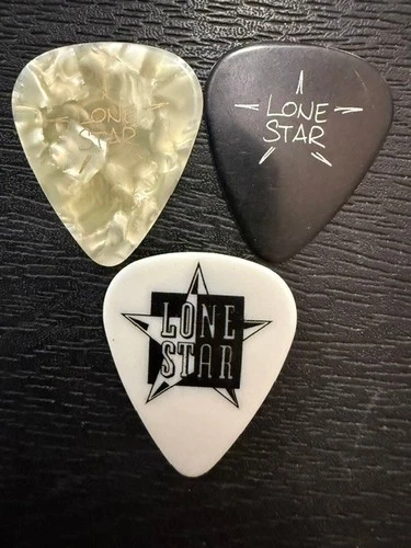 LONESTAR   /  LONE STAR   /   (3)  TOUR  GUITAR PICKS