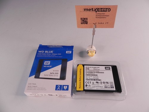 WD Blue 3D NAND SATA SSD WDS200T2B0A - 2 TB SSD - 2.5" (6.4 cm) - wie neu