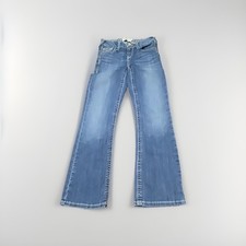 Ariat R.E.A.L. Girls Bootcut Jeans Size 10 Blue Medium Wash Stretch Western