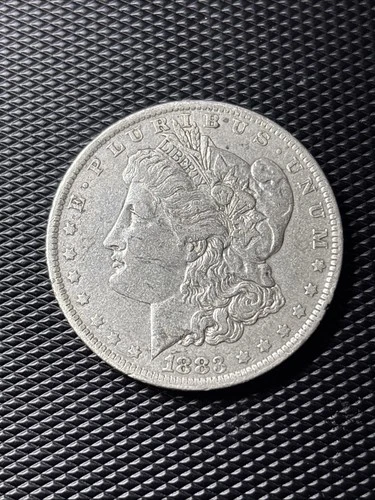 1883 Morgan Silver Dollar AU BU Strong Luster Nice Eye Appeal Better Coin