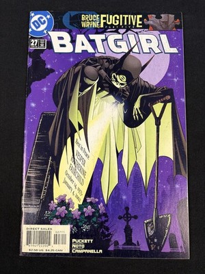 BATGIRL NO 27 DC COMIC BOOK JUNE 2002 COMICS ART DIRECT Y2K ADS BRUCE WAYNE