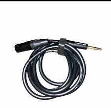 Cable Matters 6 foot Microphone Cable Black 6.35mm S2