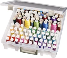 ArtBin Super Satchel Thread Box - Versatile Thread Storage for Sewing,Embroidery