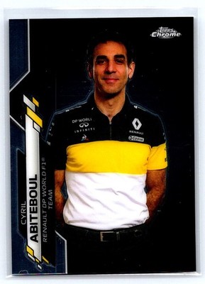 Cyril Abiteboul Portrait #85 Renault - 2020 Topps Chrome Formula 1 F1 Card bx8E