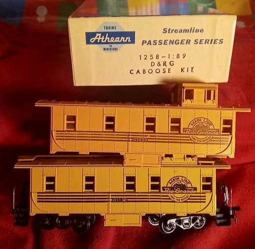 Rio Grande Yeloran Main Line Caboose Athearn 1258 HO caja amarilla D&RG 01439 RARO | Condition: New