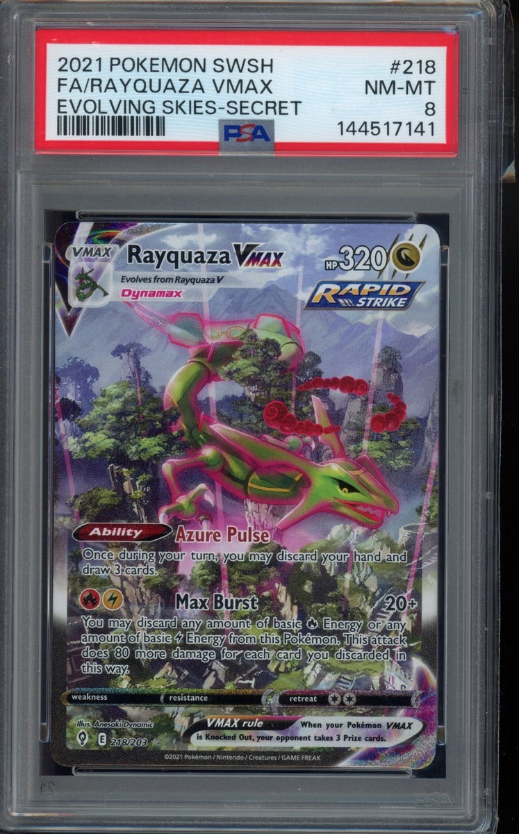 Rayquaza VMAX (Alternate Art Secret) 218/203 SWSH07: Evolving