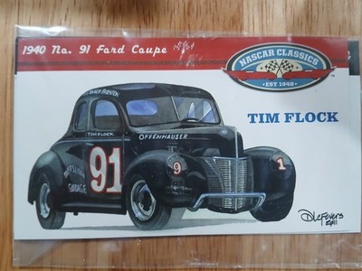 Vintage 1940 Ford Coupe #91 Tim Flock Replica1:24 Diecast