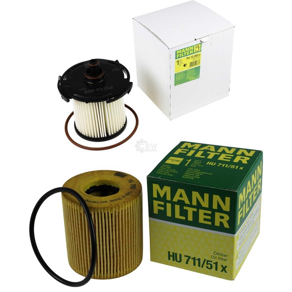 Mann Inspektionspaket Filterset FüR Ford Transit Custom Kasten 2.2 Tdci RWD-image