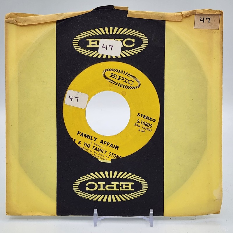 Sly & The Family Stone – Family Affair 7" Record 1971 Epic Funk Soul 45 RPM