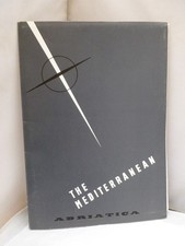 The Mediterranean - Adriatica - Venezia - Large Folding Colour Map 1969