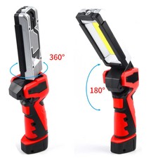 Portable COB LED Work Light USB Rechargeable Car Garage Mechanic Lamp with