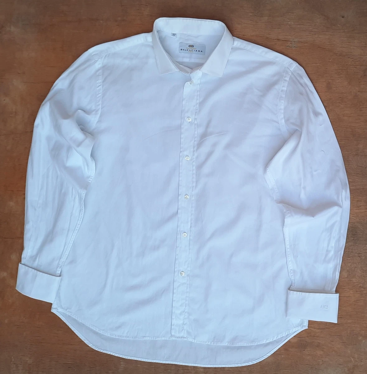 Balenciaga Long Sleeve White Shirts for Men for sale | eBay