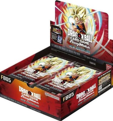 DragonBall Super Card Game FB05 Fusion World TCG New Adventure Display