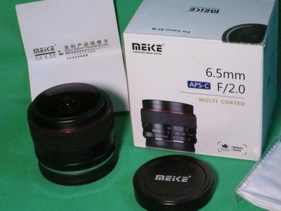 Meike Fish Eye 6.5mm F/2.0 für Canon EOS M EF-M Multi Coated APS-C