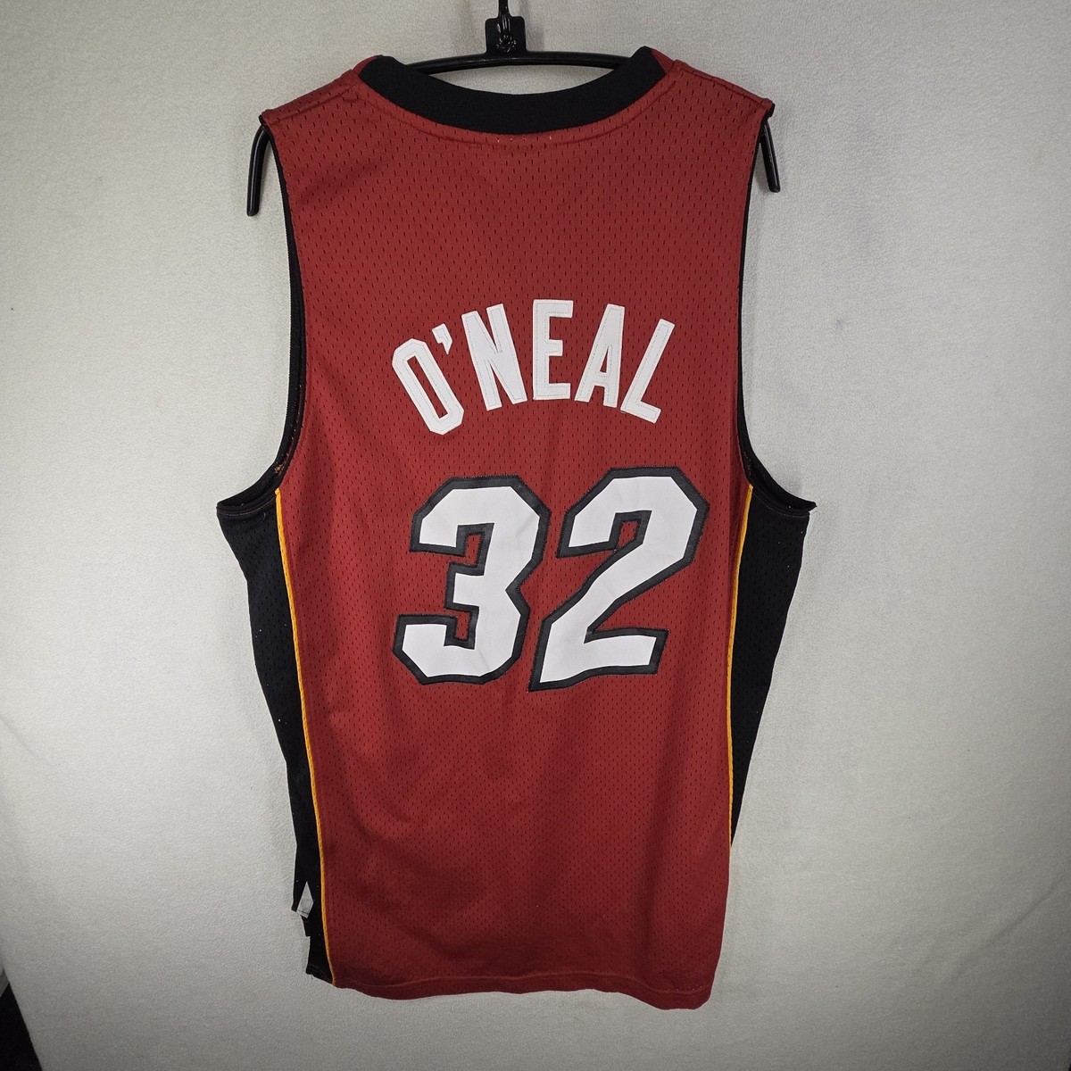 Reebok O Neal Miami Heat Shirt Champion Jersey M NBA #32