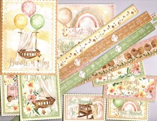 Snippets Graphic45 LITTLE ONE (16PC) MINI HANDCUT EPHEMERA Double-Sided