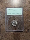 1942-D Mercury Dime 10c MS65 PCGS Old Green Rattler Holder