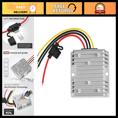 72V 60V 48V 36V 24V 20V 18V to 12V Buck Converter 10A 120W Waterproof Voltage Re