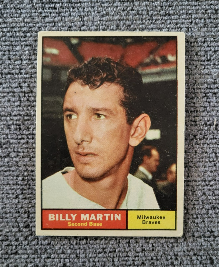 1961 TOPPS MLB (#81) BILLY MARTIN