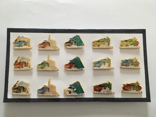 LOT COLLECTION 15 PINS AB RENAULT CLIO 16S RALLYES 5 EPREUVES DIFFERENTES