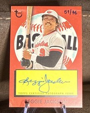 2025 Topps Heritage High Number Reggie Jackson Auto /76 Orioles #WPA-RJ