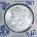 1887 BU UNCIRCULATED MORGAN SILVER DOLLAR AUTHENTIC U.S. MINT FREE SHIPPING 4667
