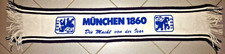 TSV 1860 München Schal / 90er Jahre / Siebdruck Schal / DIE MACHT VON DER ISAR /