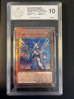 Yugioh Diviner of the Herald Bltr En072 Qcr Pgs 10 Gem Mint