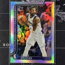 KYRIE IRVING 2025-26 TOPPS #168 SP RAINBOW FOIL DUKE DALLAS MAVERICKS 🏀