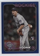 2024 Topps Series 2 Retail Royal Blue Victor Vodnik #607 uk2