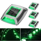 Solar Deck Lights Driveway Dock Lamp LED Waterproof Outdoor Warning Step Lights