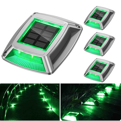 #ad #ad Solar Deck Lights Driveway Dock Lamp LED Waterproof Outdoor Warning Step Lights $7.99