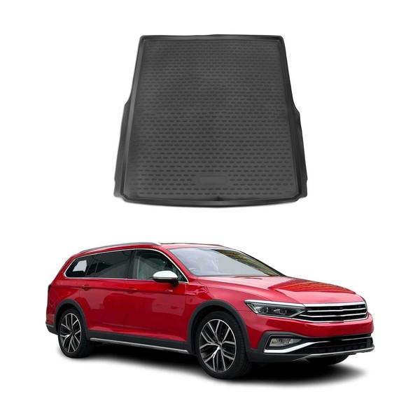Kofferraummatte Kofferraumwanne FüR VW Passat B8 Variant 2014-2023 Gummi TPE-image
