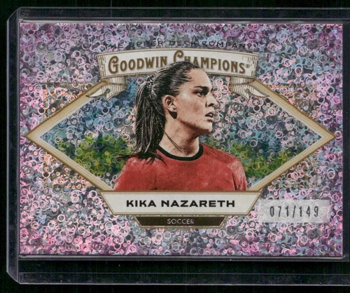 2025 Upper Deck Goodwin Champions #90 Kika Nazareth Pink Confetti #/149