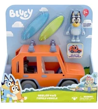 Bluey Heeler 4WD Family Vehicle With 2 Surfboards & Figure