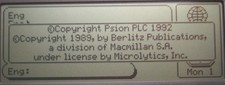 Psion Serie 3 3a 3c 3mx SSD Software Berlitz Interpreter mit Benutzerhandbuch