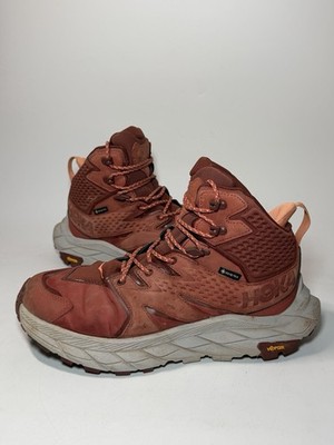 Hoka Women's Anacapa Mid GTX Gore-Tex Hiking Boot Shoe Sz 9.5B 1119372 ORBC