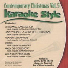 VARIOUS - Daywind Karaoke Style: Contemporary Christmas Vol. 5 -  CD NEW