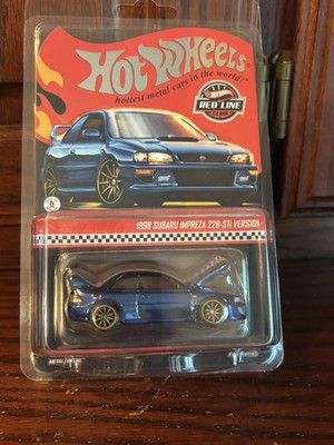 Hot Wheels RLC 1998 Subaru Impreza 22B-STi Version Blue Mattel