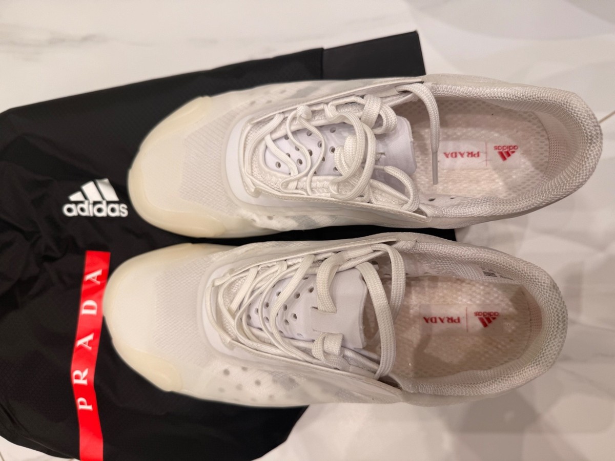 Size US 9 Prada x adidas A+P Luna Rossa 21 Cloud White | eBay