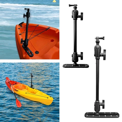 Adjustable Kayak Camera Mount, Motion Camera Holder for Fishing Boat and Water